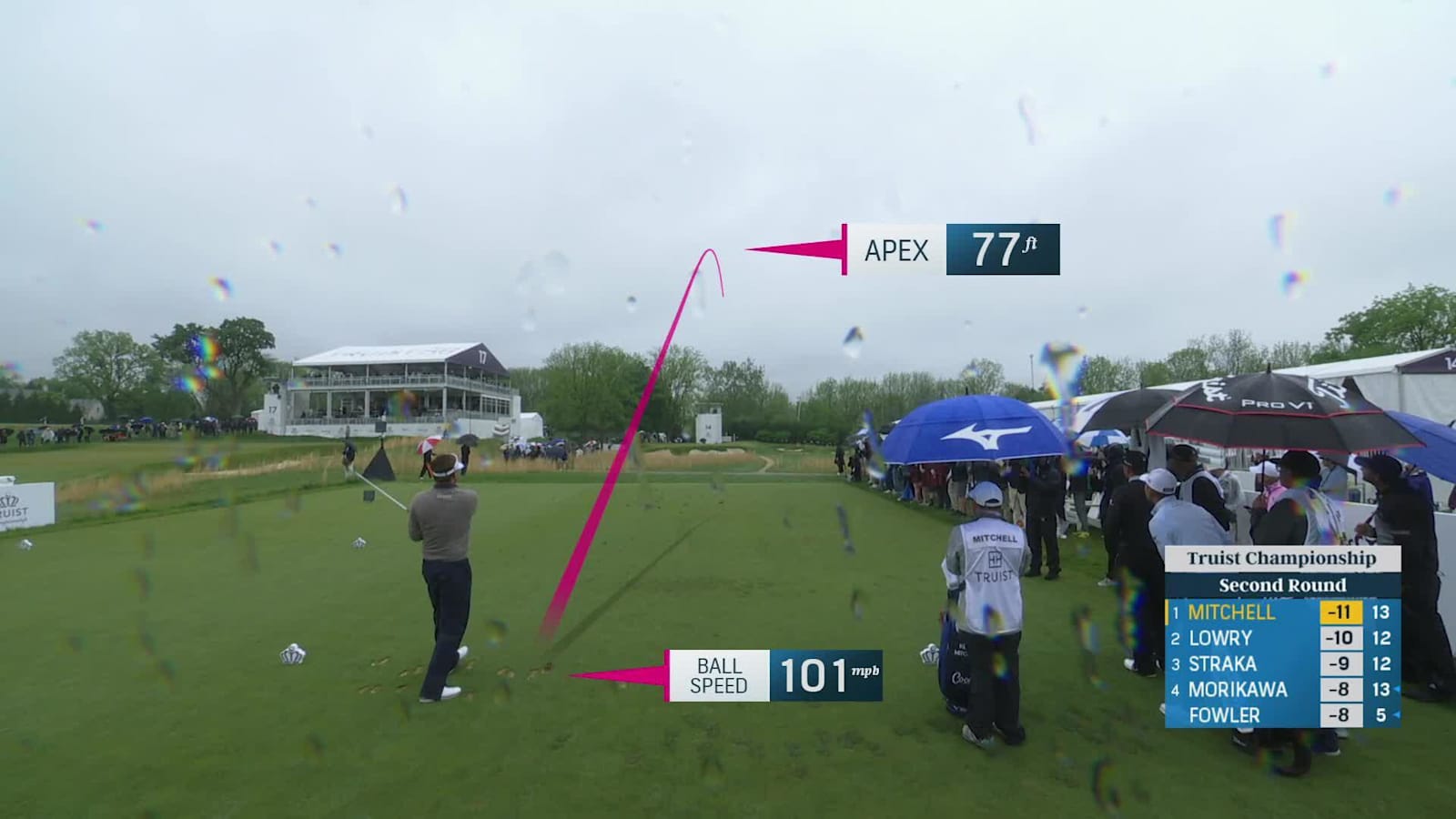 Keith Mitchell makes birdie on No. 14 at Truist Championship