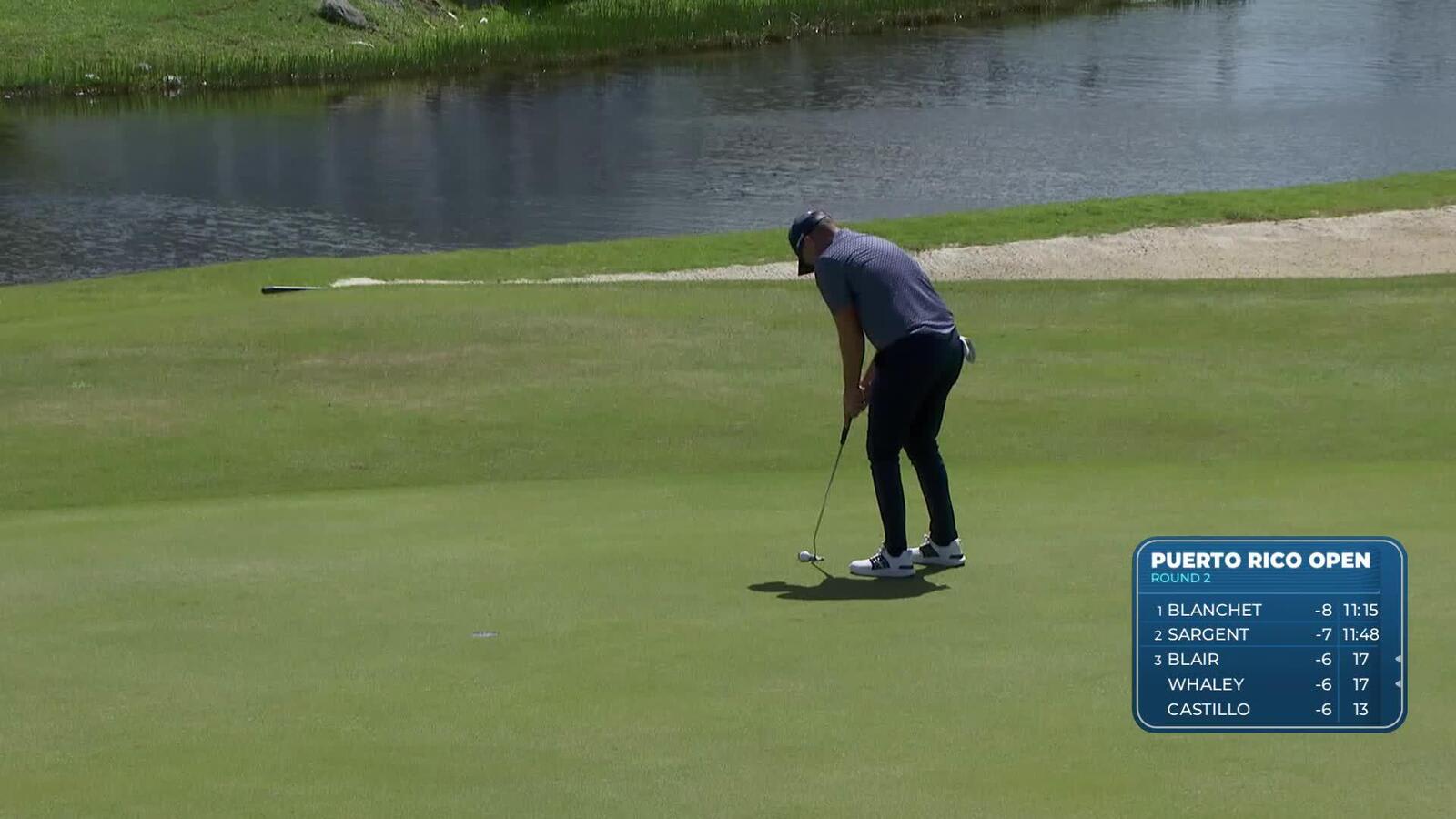 Danny Willett makes birdie on No. 18 at Puerto Rico