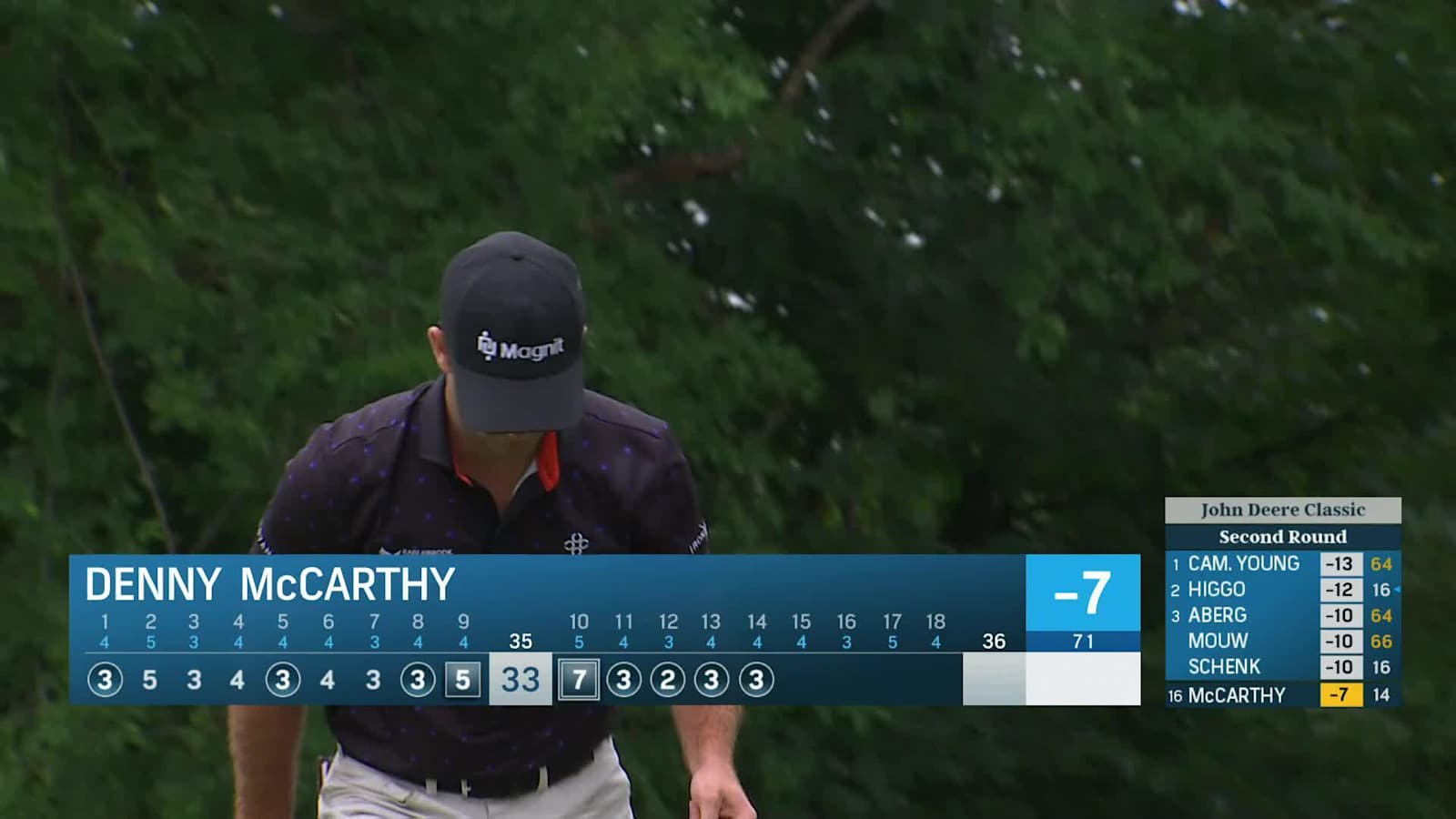 Denny McCarthy makes birdie on No. 14 at John Deere