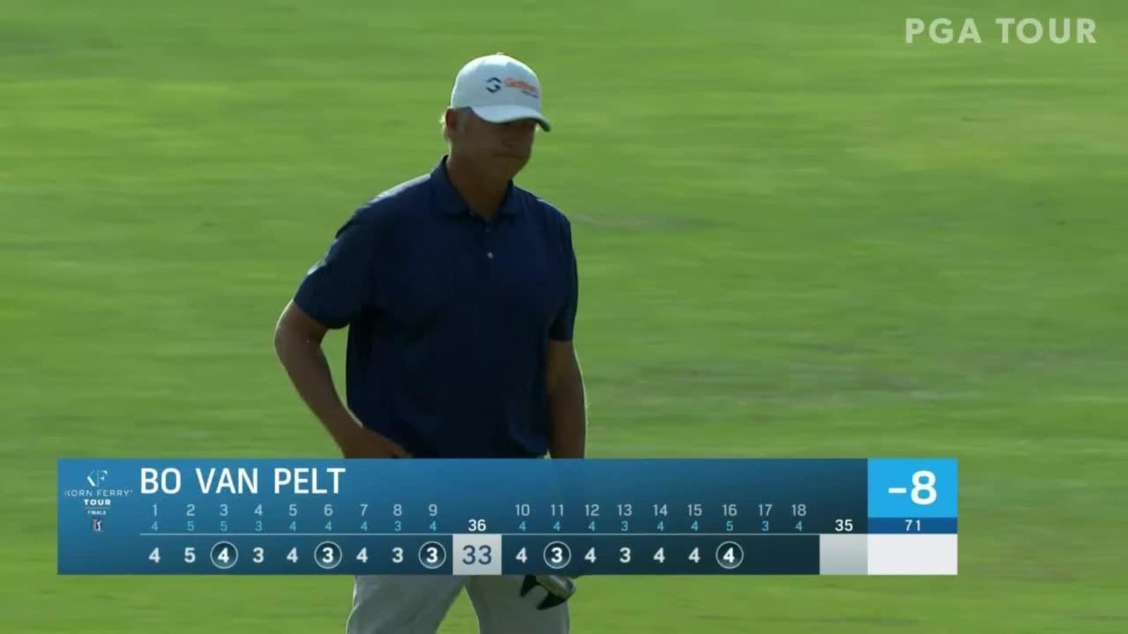 Bo Van Pelt makes birdie on No. 16 at Boise Open
