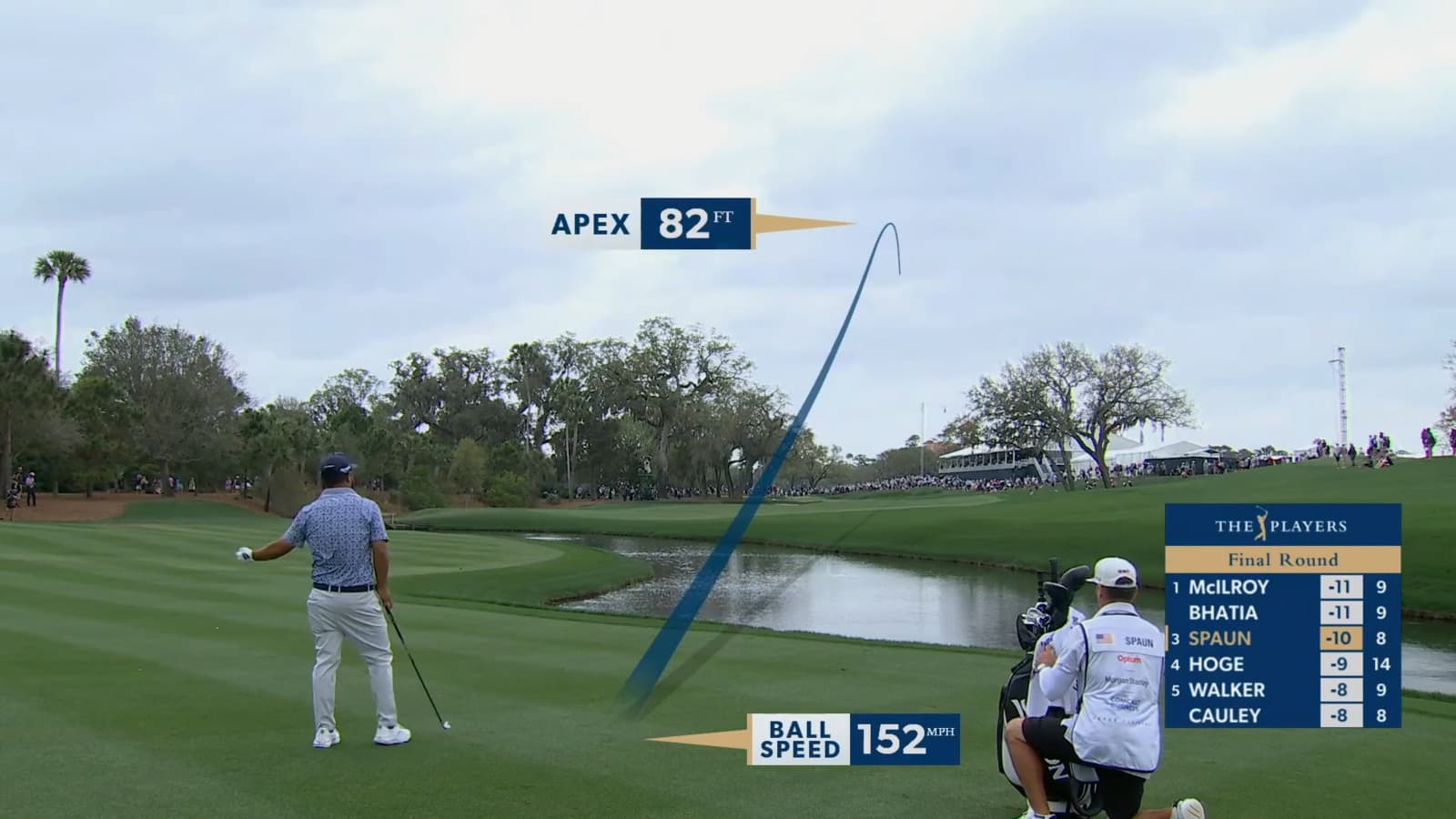 J.J. Spaun makes birdie to co-lead at the at THE PLAYERS