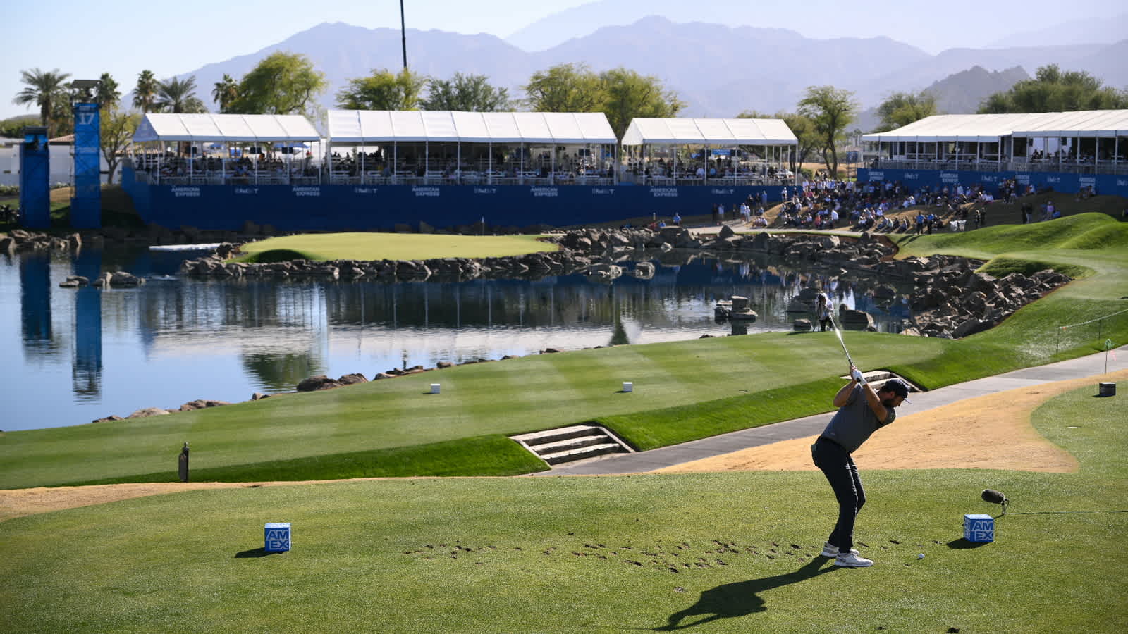 Hoffman, Hoey tied after 36 holes at The American Express