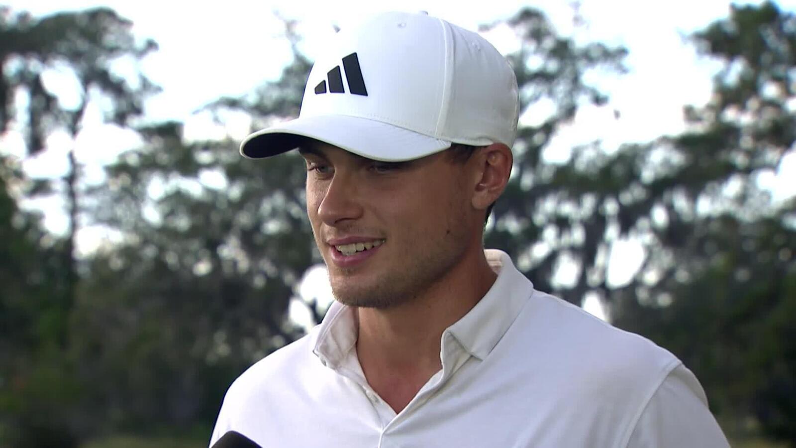 Ludvig Åberg's interview after Round 3 of The RSM Classic