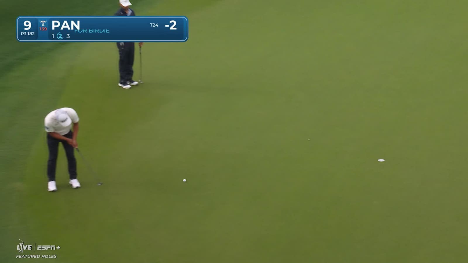 C.T. Pan sinks 16-footer for birdie at Houston Open