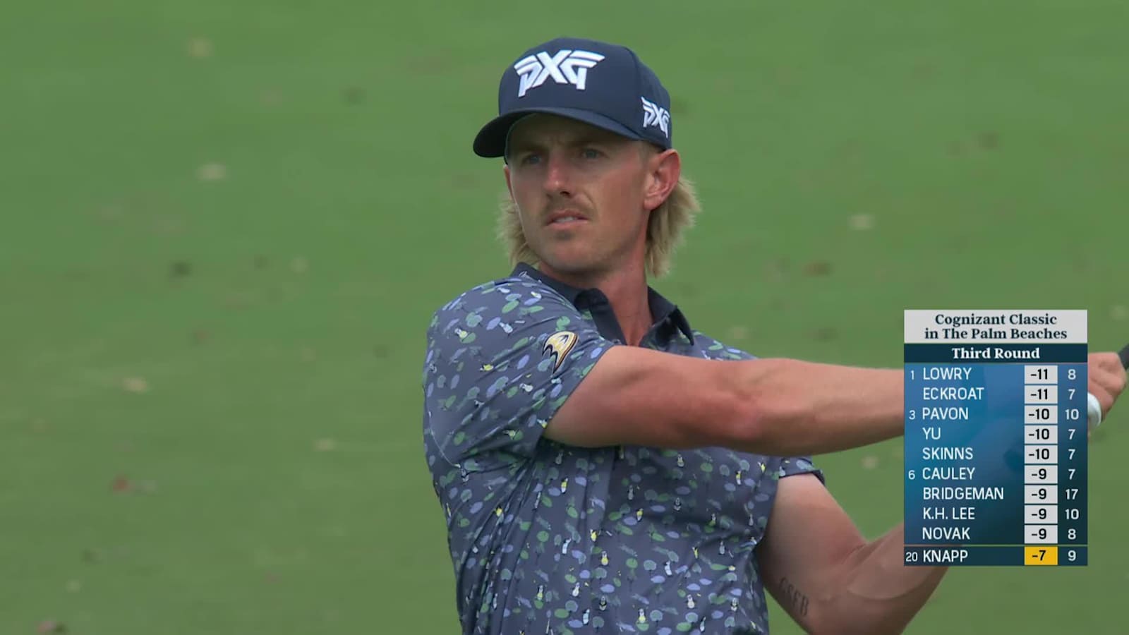 Jake Knapp reaches in two to set up birdie at Cognizant Classic