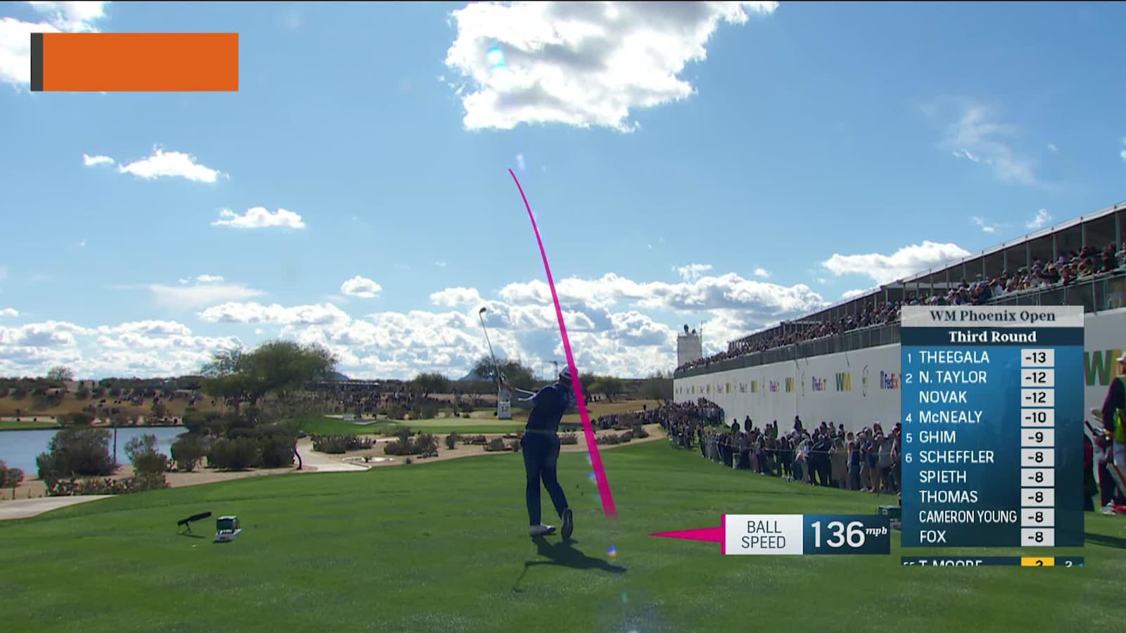 Taylor Moore's tight tee shot leads to birdie at WM Phoenix Open