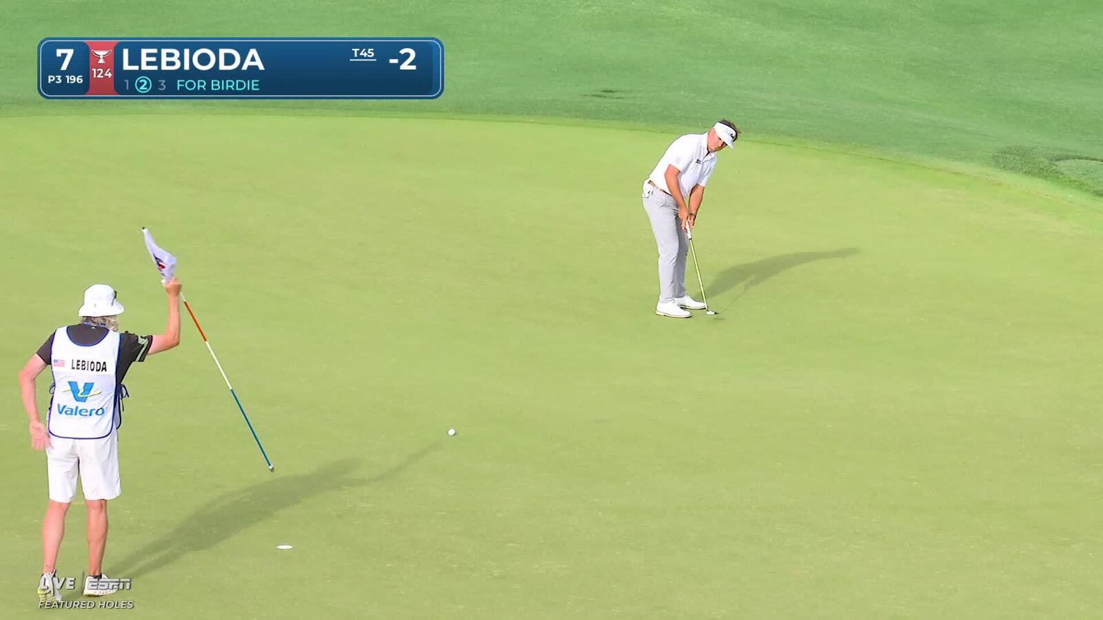 Hank Lebioda makes birdie on No. 7 at Valero