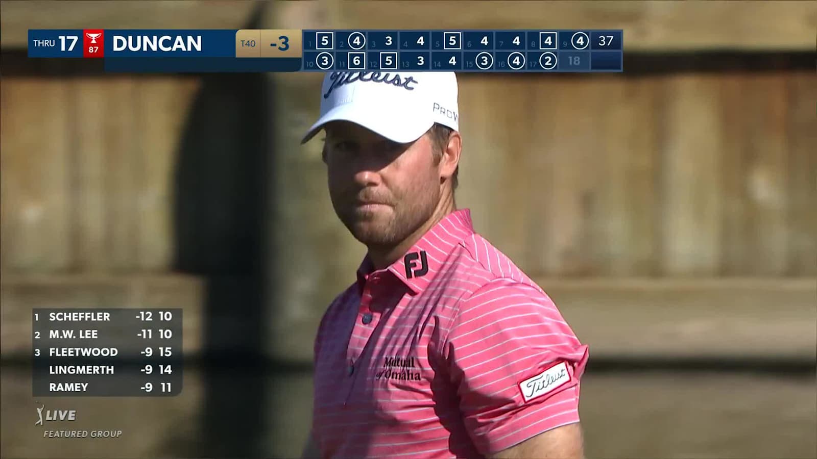 Tyler Duncan nearly aces No. 17 at THE PLAYERS