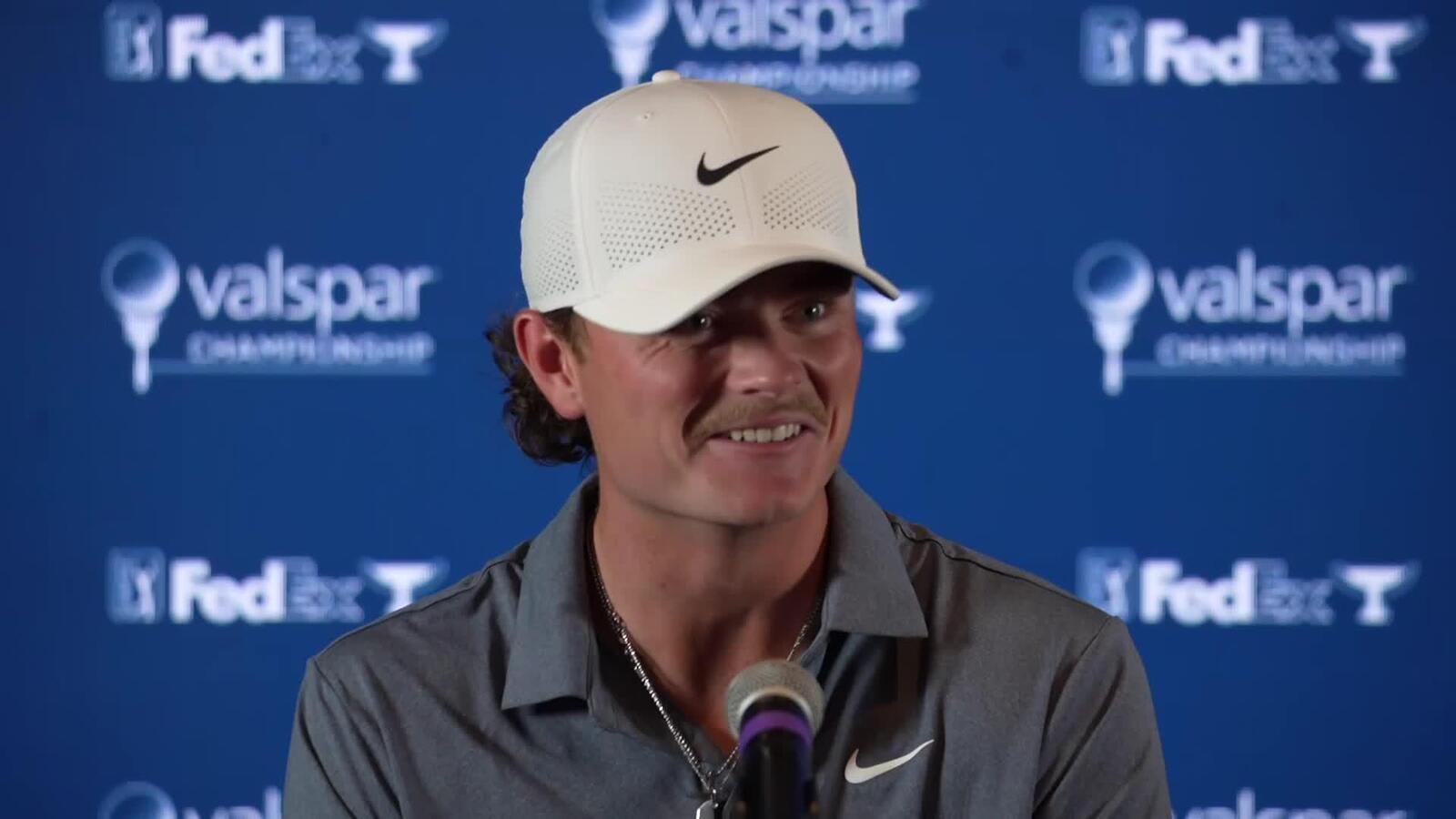 Luke Clanton on his relationship with caddie Jason Wiertel