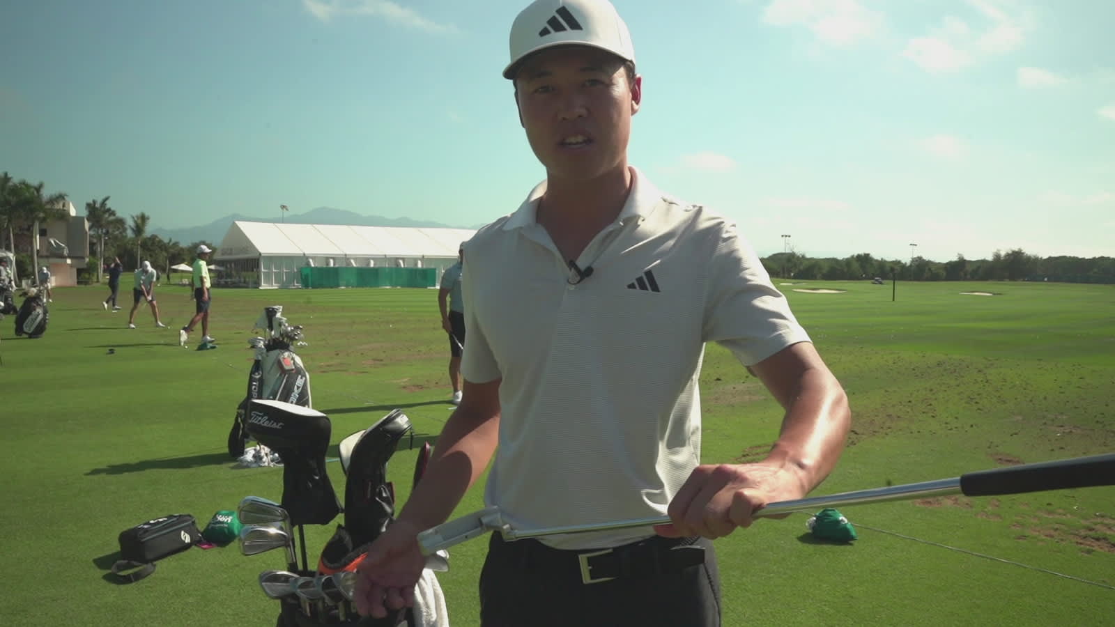 What's in Brandon Wu's bag?