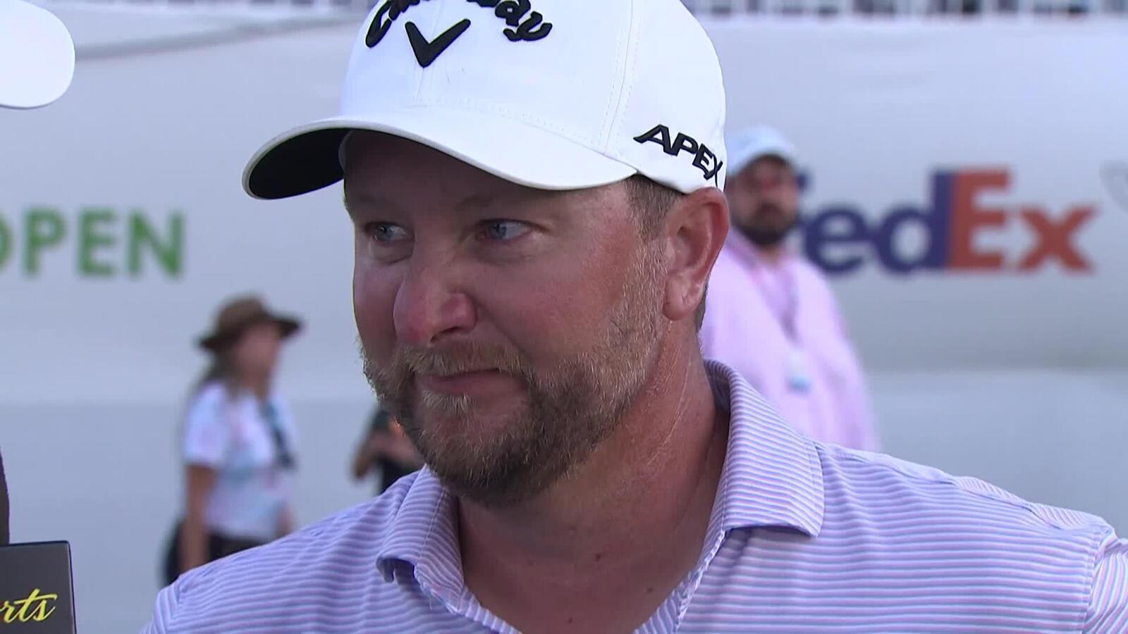 Brice Garnett interview after winning in playoff at Puerto Rico