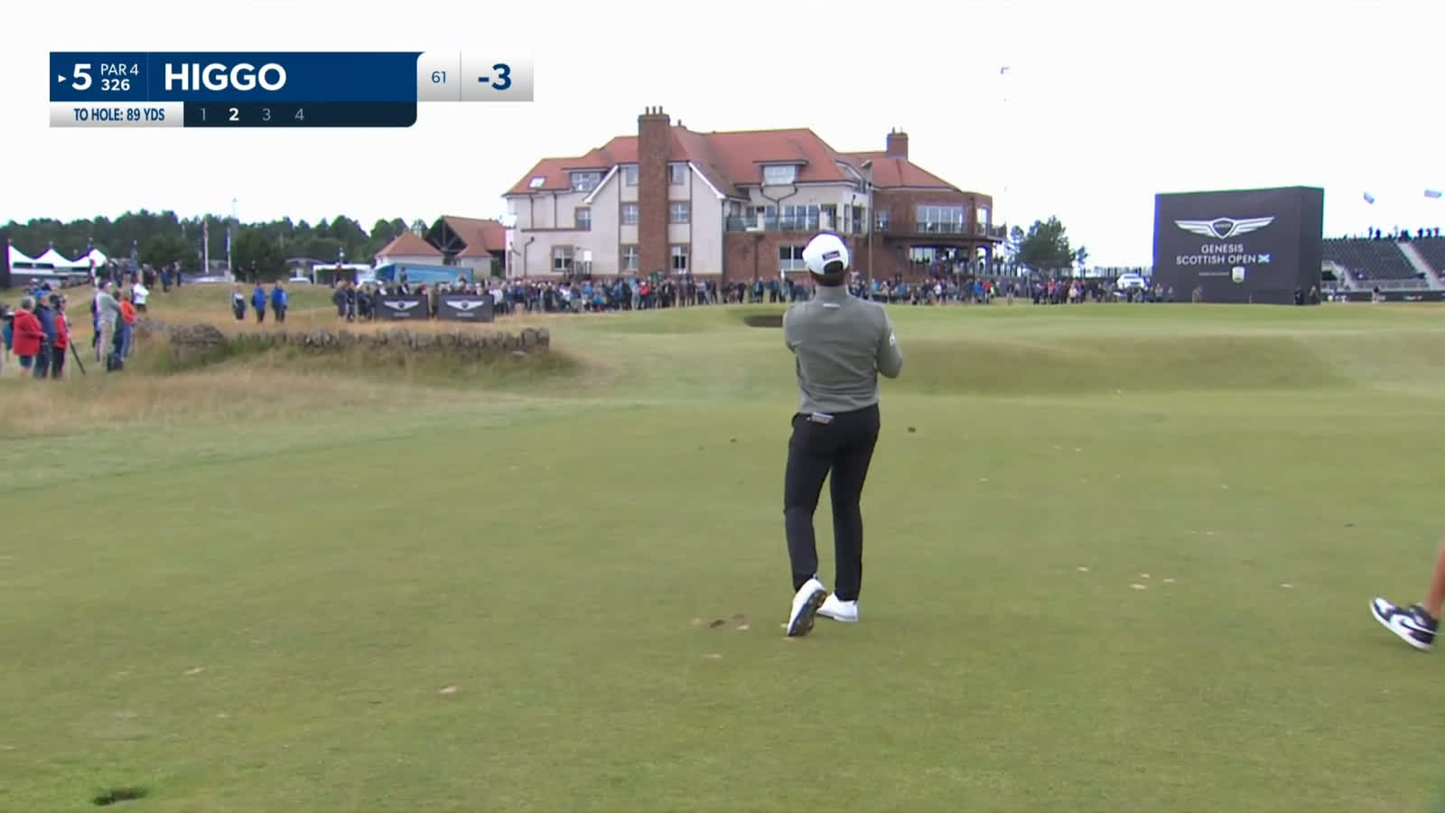 Garrick Higgo spins approach to set up birdie at Genesis Scottish Open