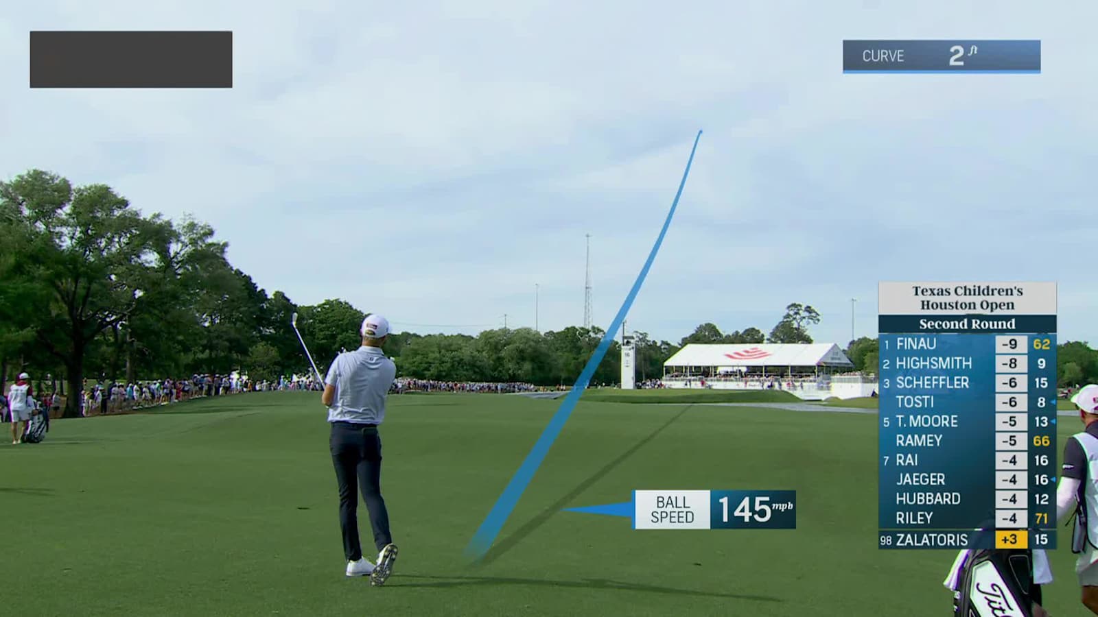 Will Zalatoris reaches in two to set up birdie at Houston Open