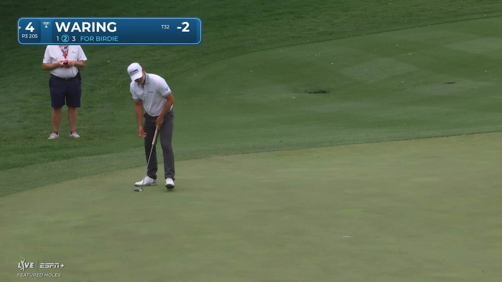 Paul Waring makes birdie on No. 4 at THE CJ CUP
