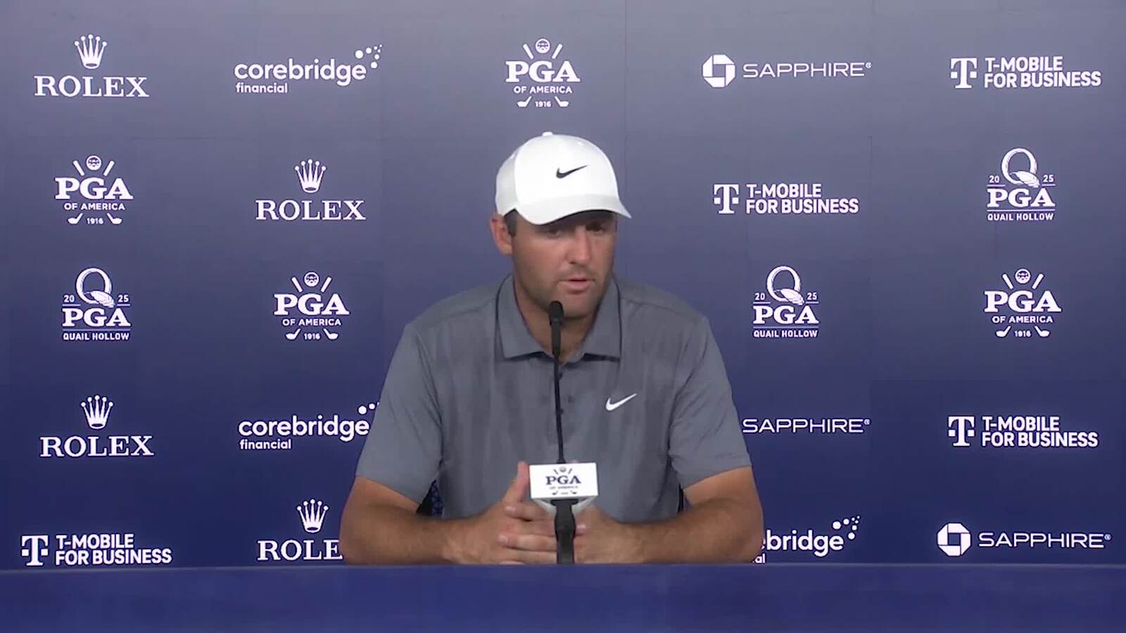 Scottie Scheffler interview after Round 2 at PGA Championship