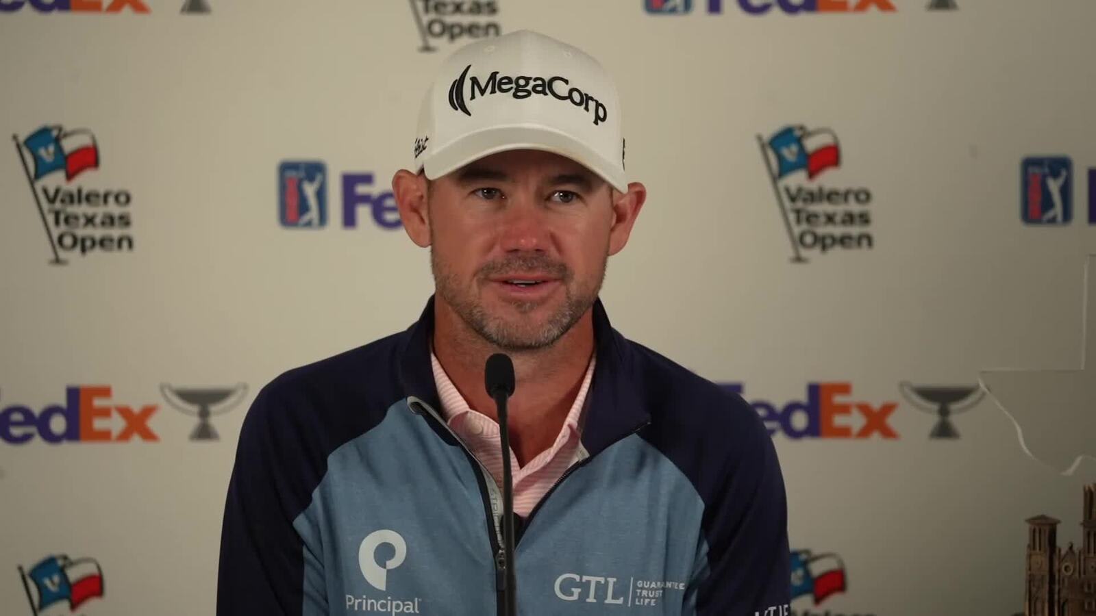 Brian Harman news conference after winning at Valero