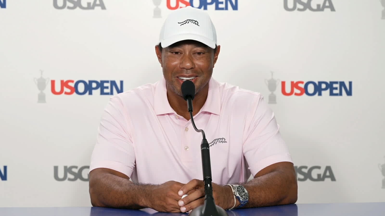 Tiger Woods on having son Charlie with him at Pinehurst for U.S. Open