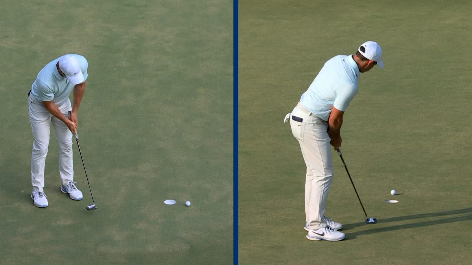 Rory McIlroy misses two costly short putts at the U.S. Open