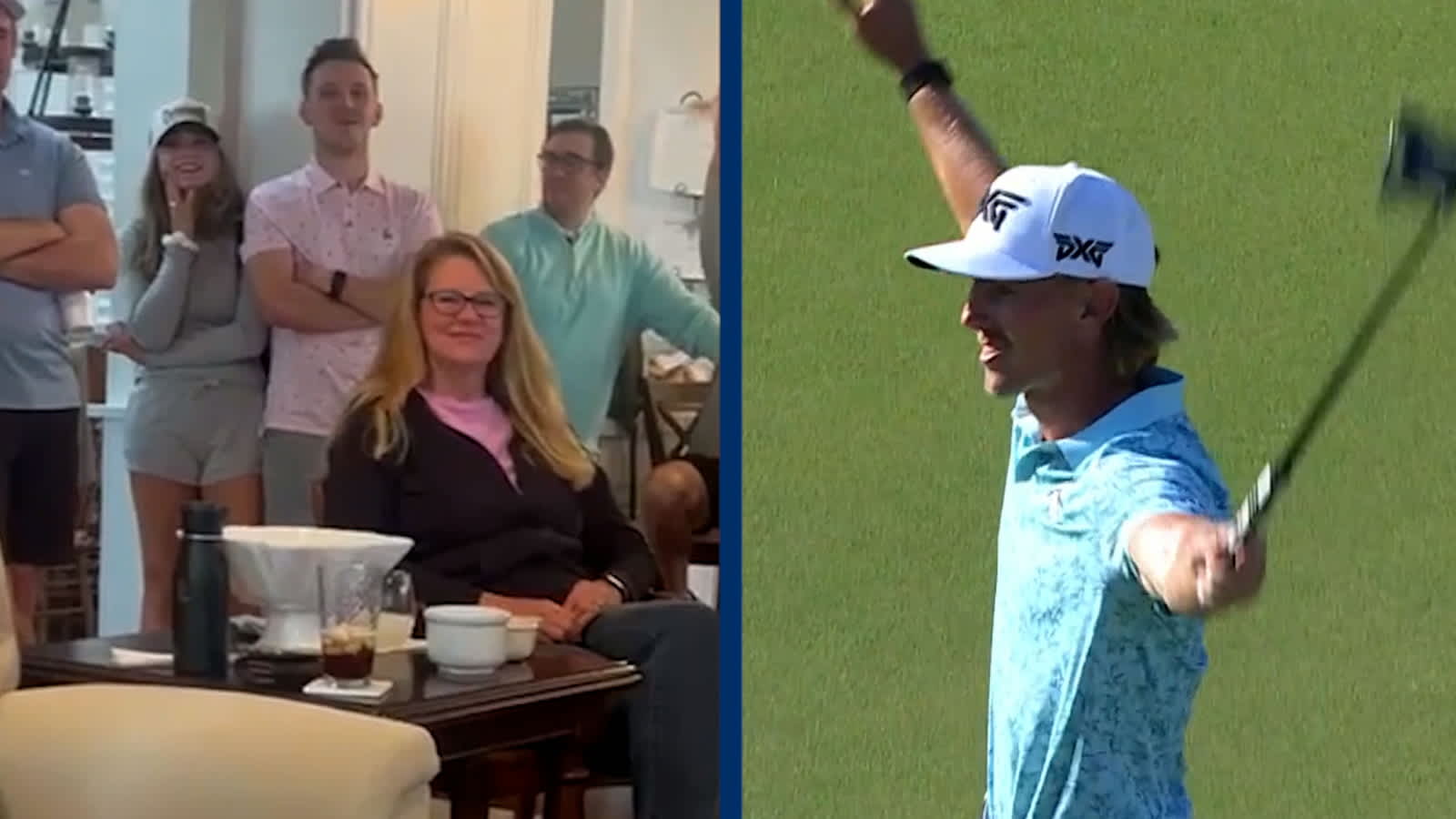 Jake Knapp’s friends and family gather to watch him win Mexico Open