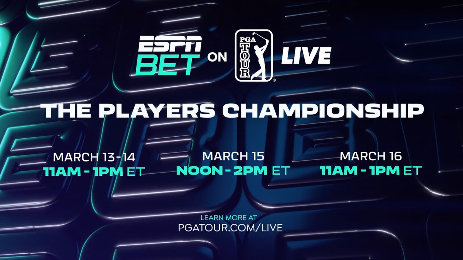 ESPN BET on PGA TOUR LIVE returns at THE PLAYERS