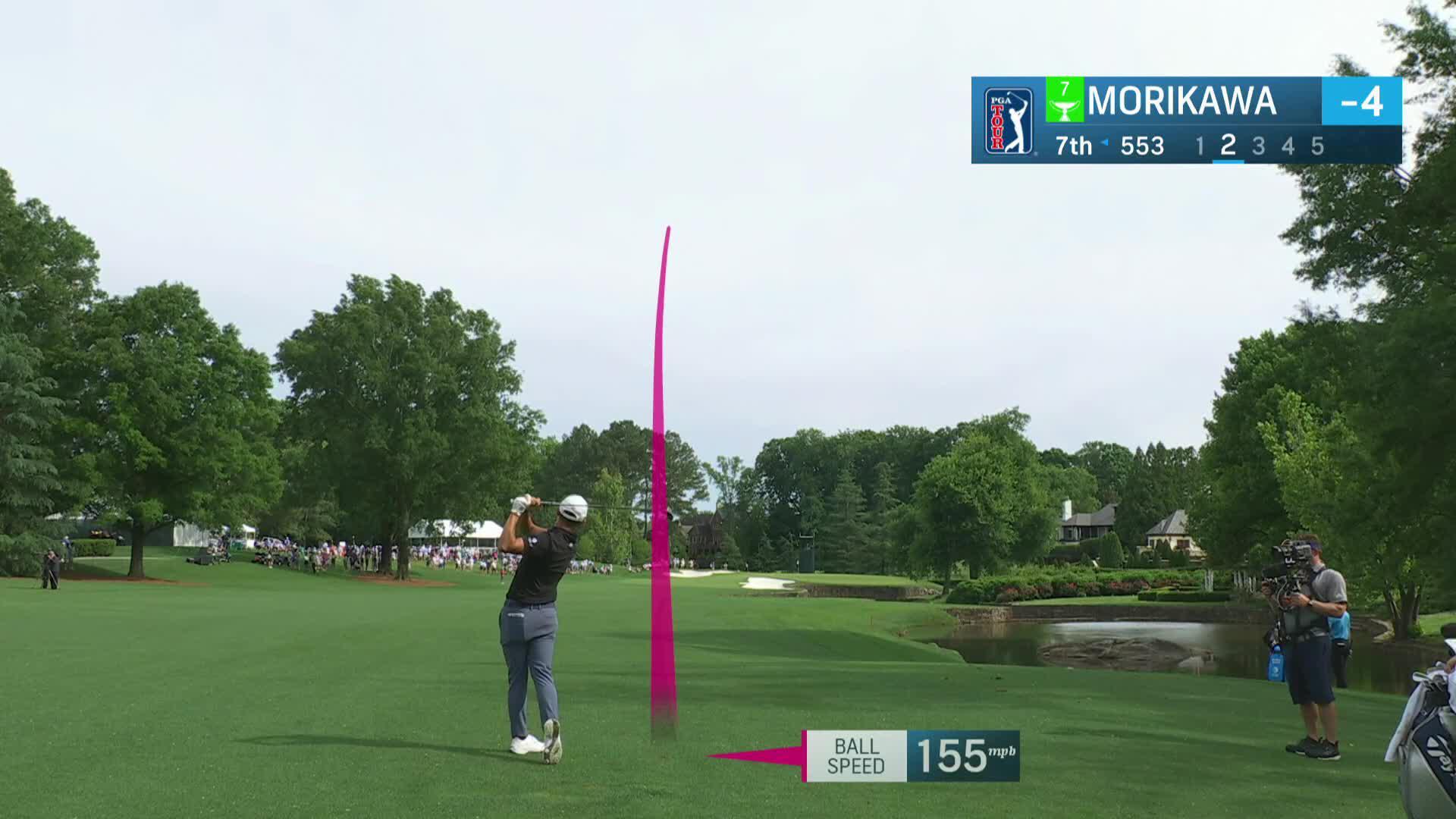 Collin Morikawa converts birdie at Wells Fargo
