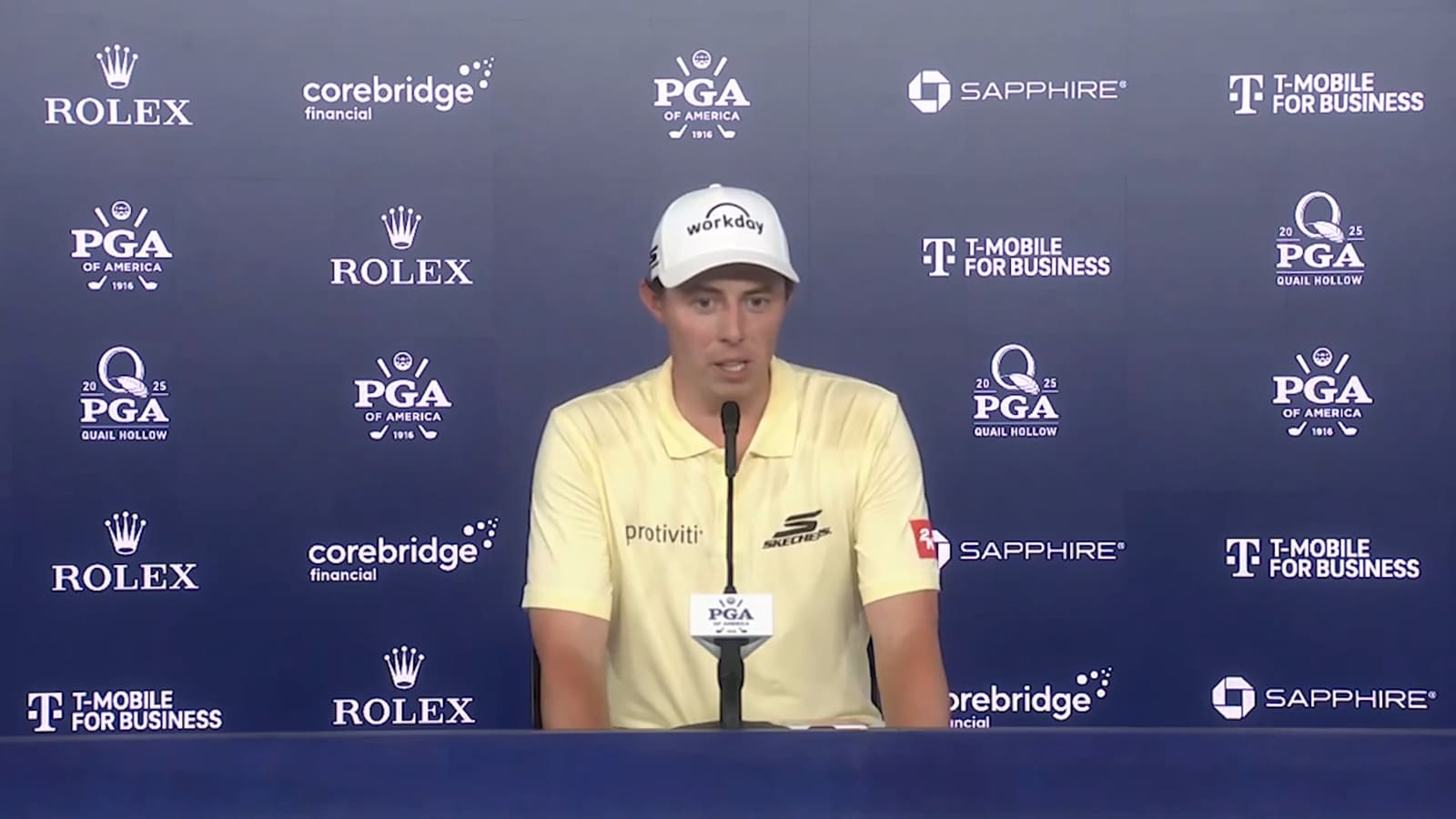 Matt Fitzpatrick interview after Round 2 at PGA Championship