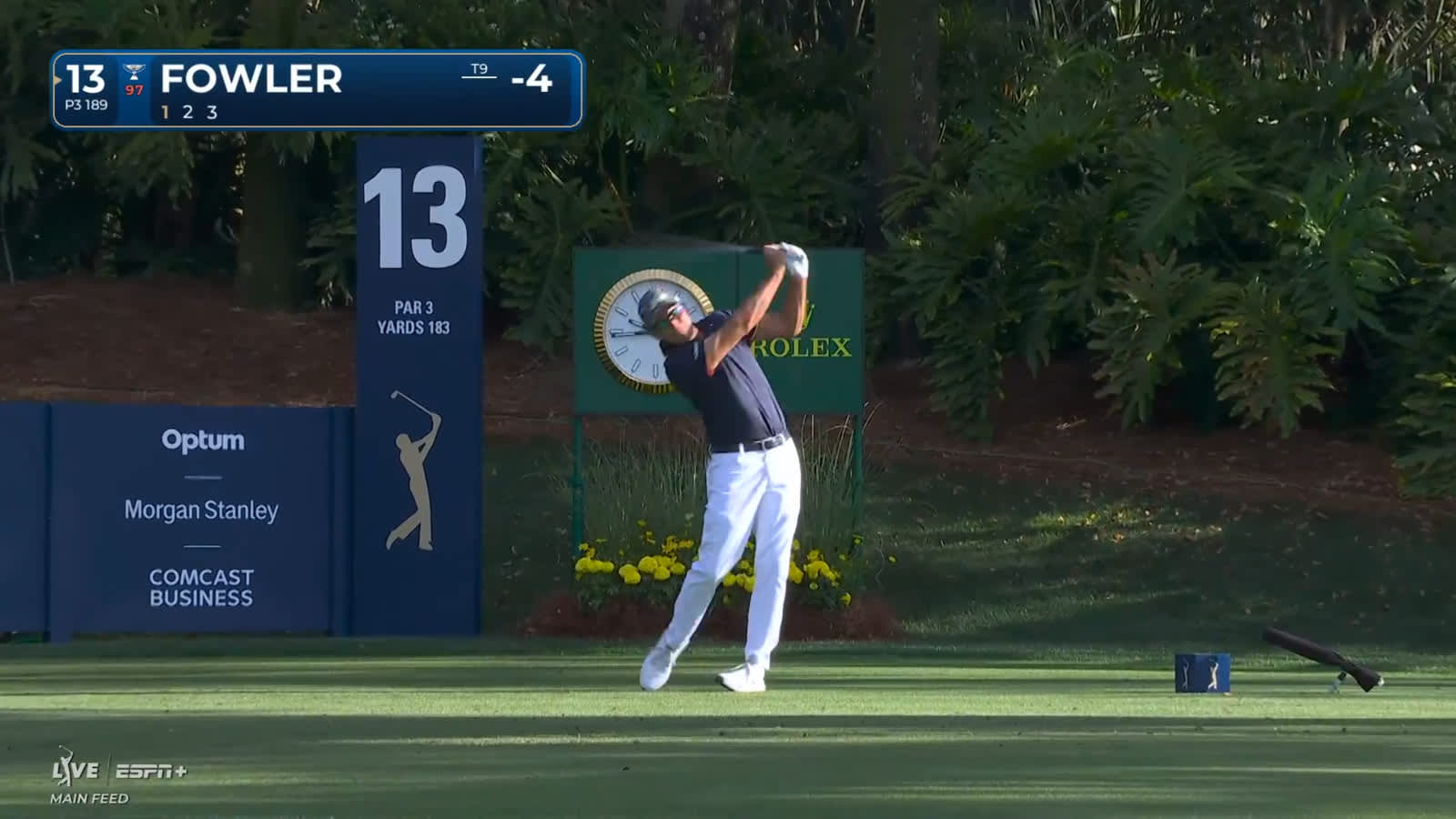 Rickie Fowler's dandy of a tee shot leads to birdie at THE PLAYERS