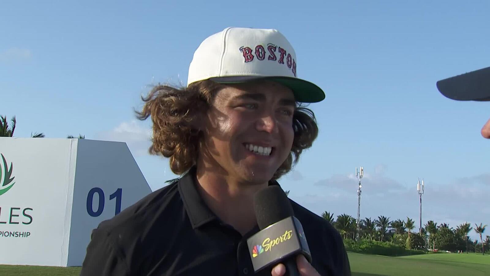 Garrick Higgo’s interview after winning the Corales Puntacana
