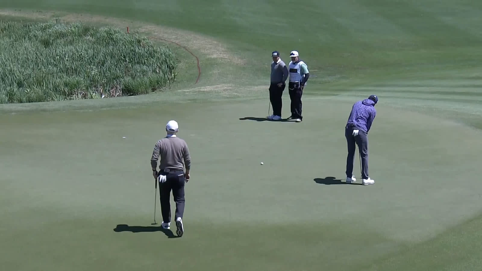 Alvaro Ortiz drains putt for birdie at Club Car Championship