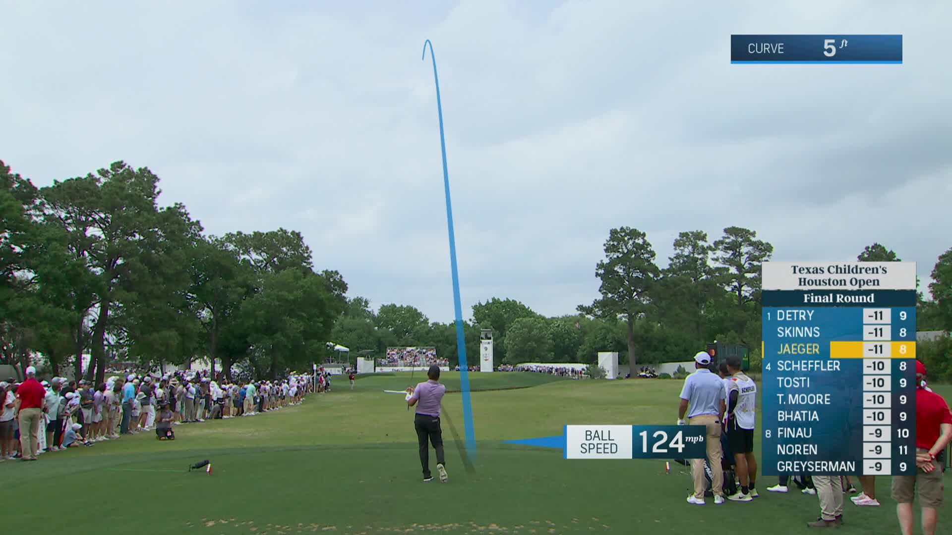 Stephan Jaeger sticks tee shot to set up birdie at Houston Open