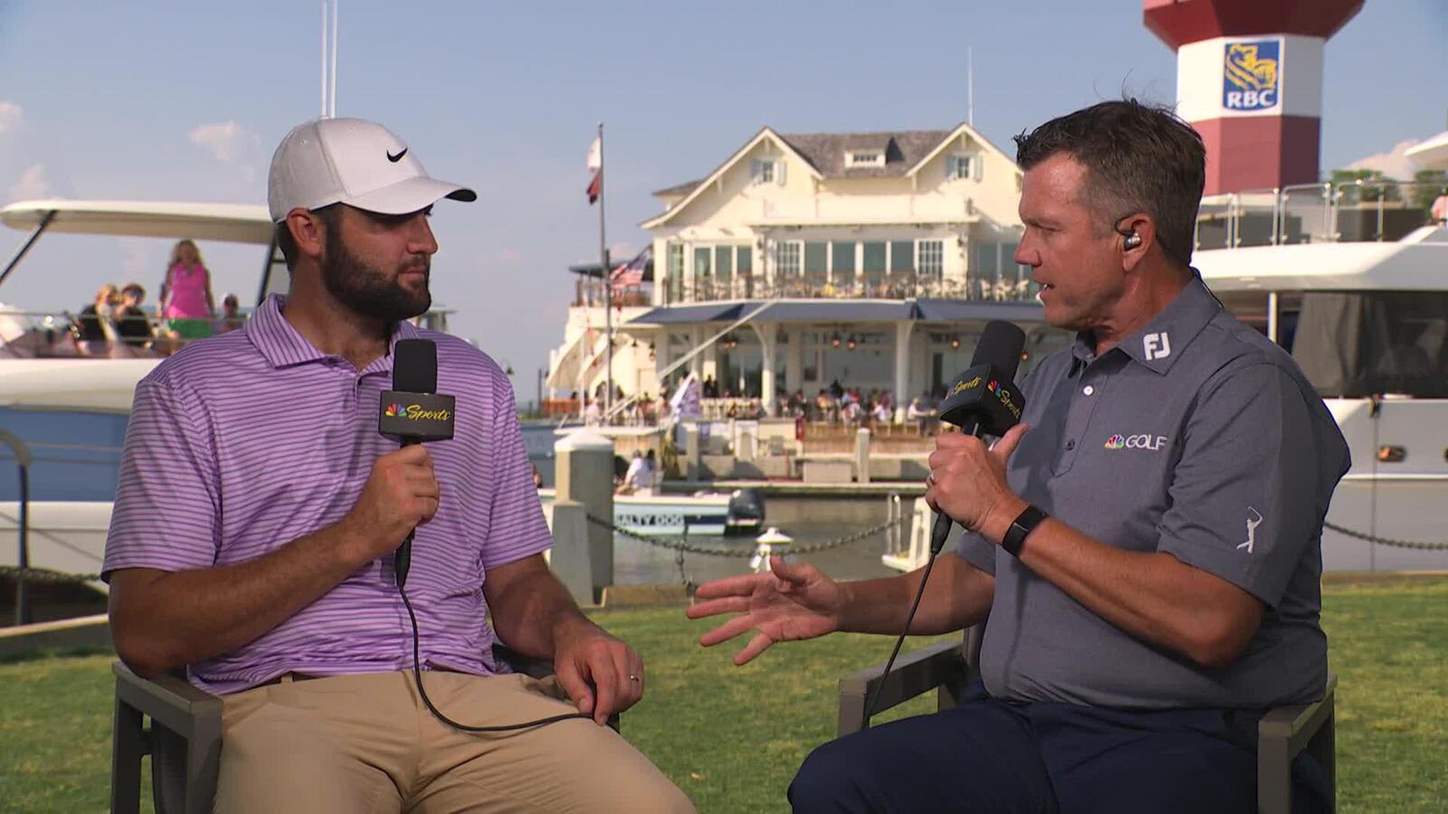 Scottie Scheffler's interview after Round 2 of RBC Heritage