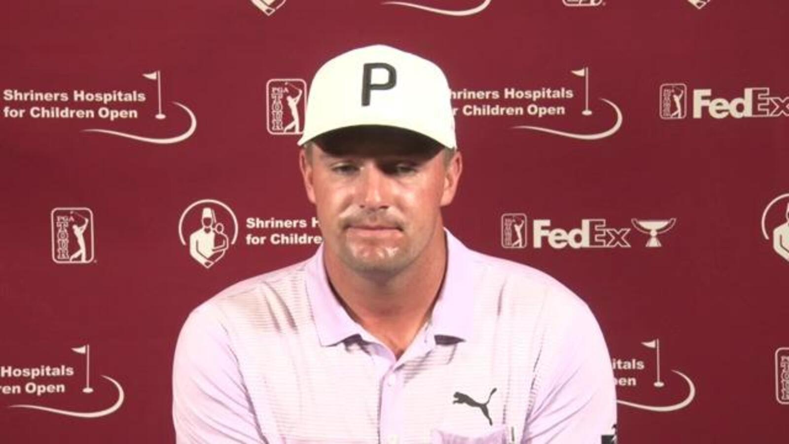 Bryson Dechambeau on how to "Bryson-proof" a course before Shriners