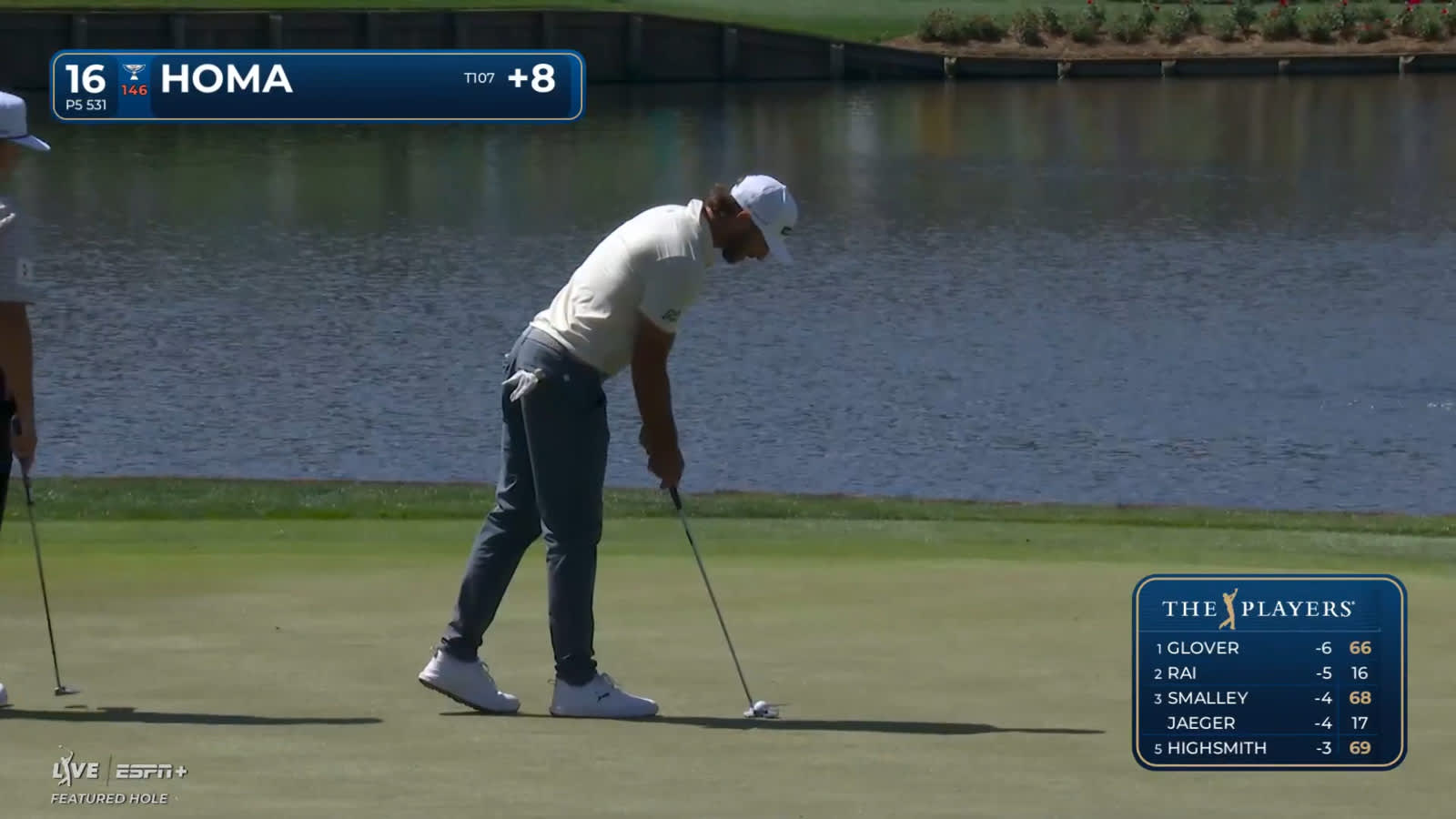 Max Homa converts short birdie at THE PLAYERS