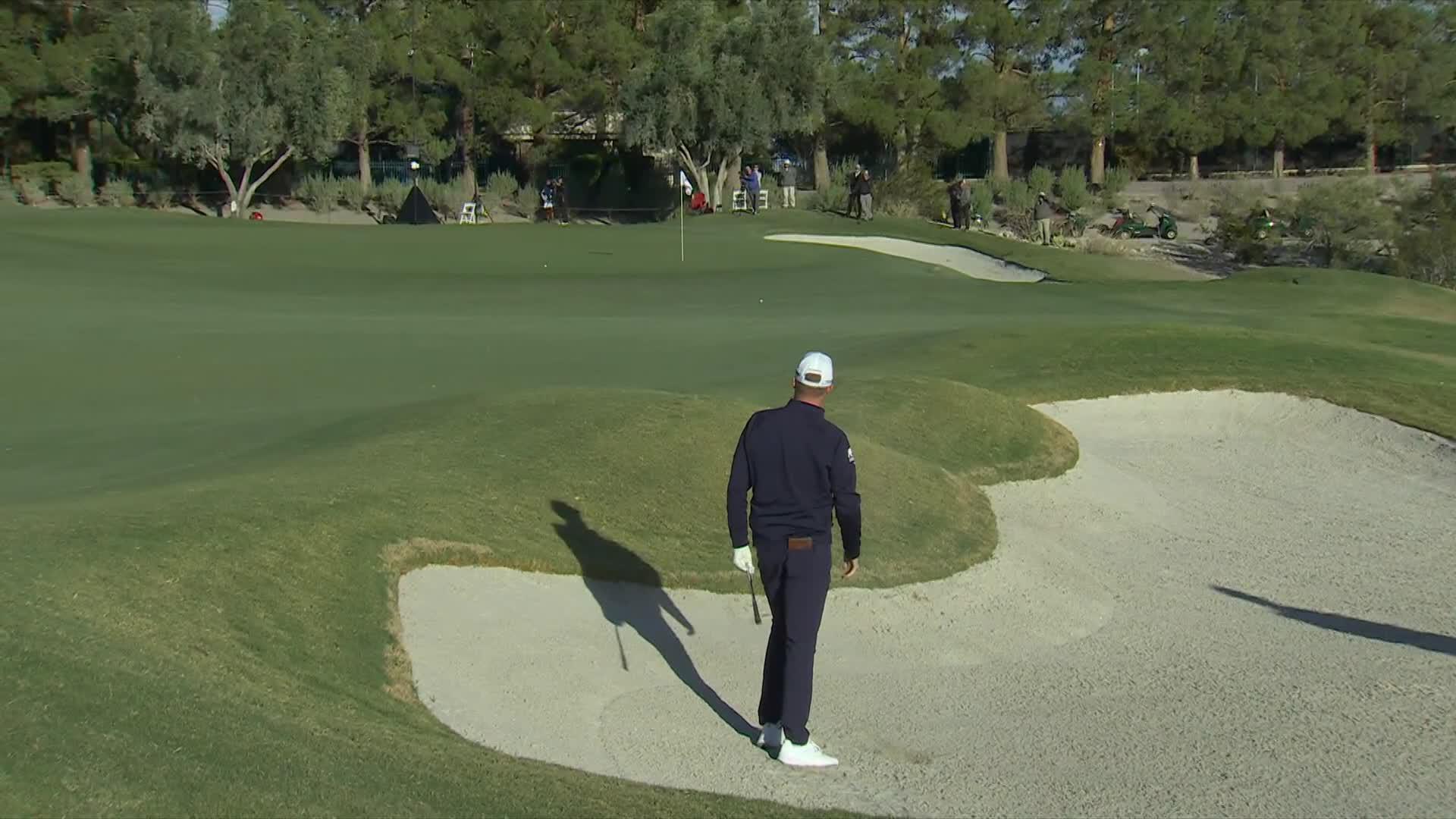 Taylor Pendrith birdies after fairway bunker escape at Shriners Children's Open