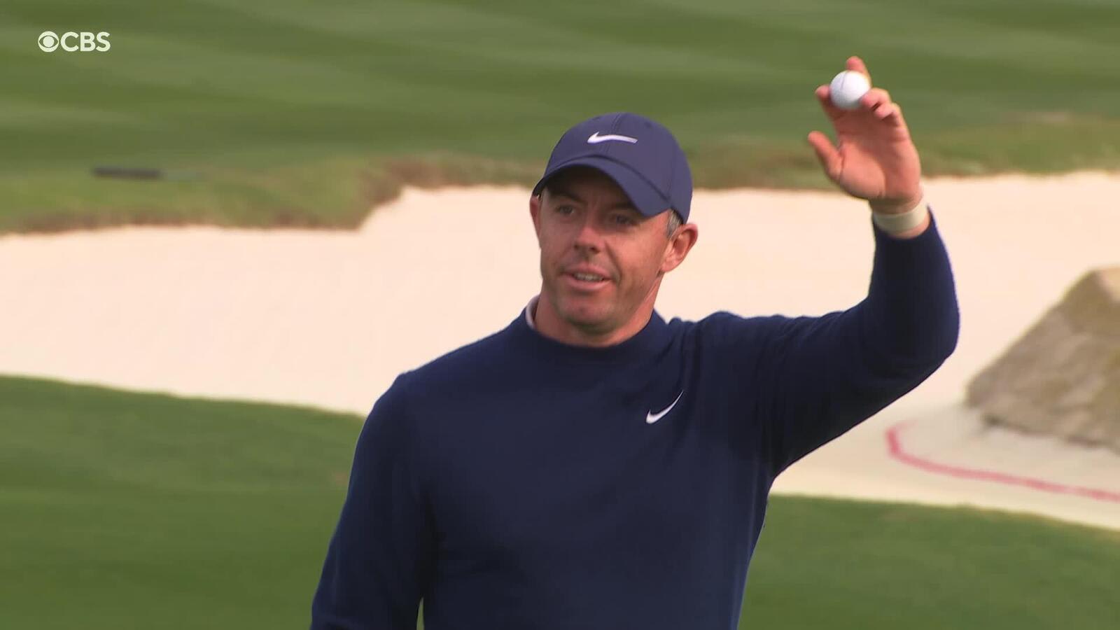 Rory McIlroy taps in for par to secure win at AT&T Pebble Beach