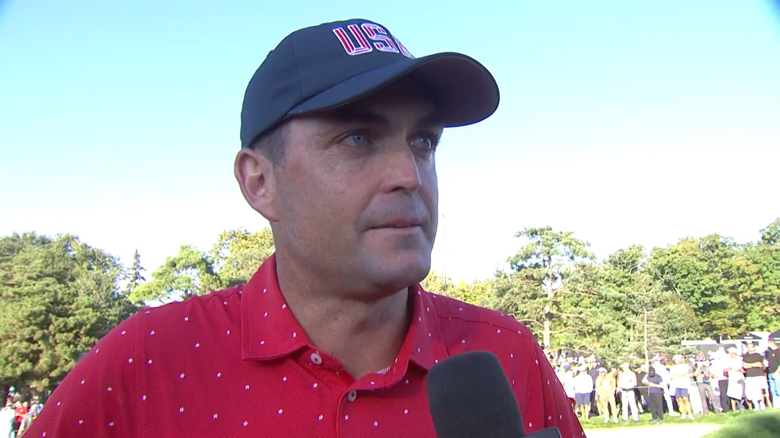 Keegan Bradley's interview after winning the Presidents Cup