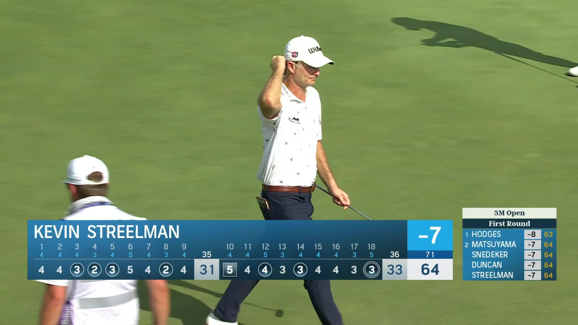 Kevin Streelman carries water to set up eagle at 3M Open