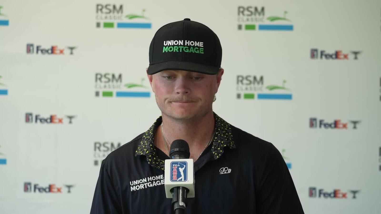 Luke Clanton's interview after Round 4 of The RSM Classic