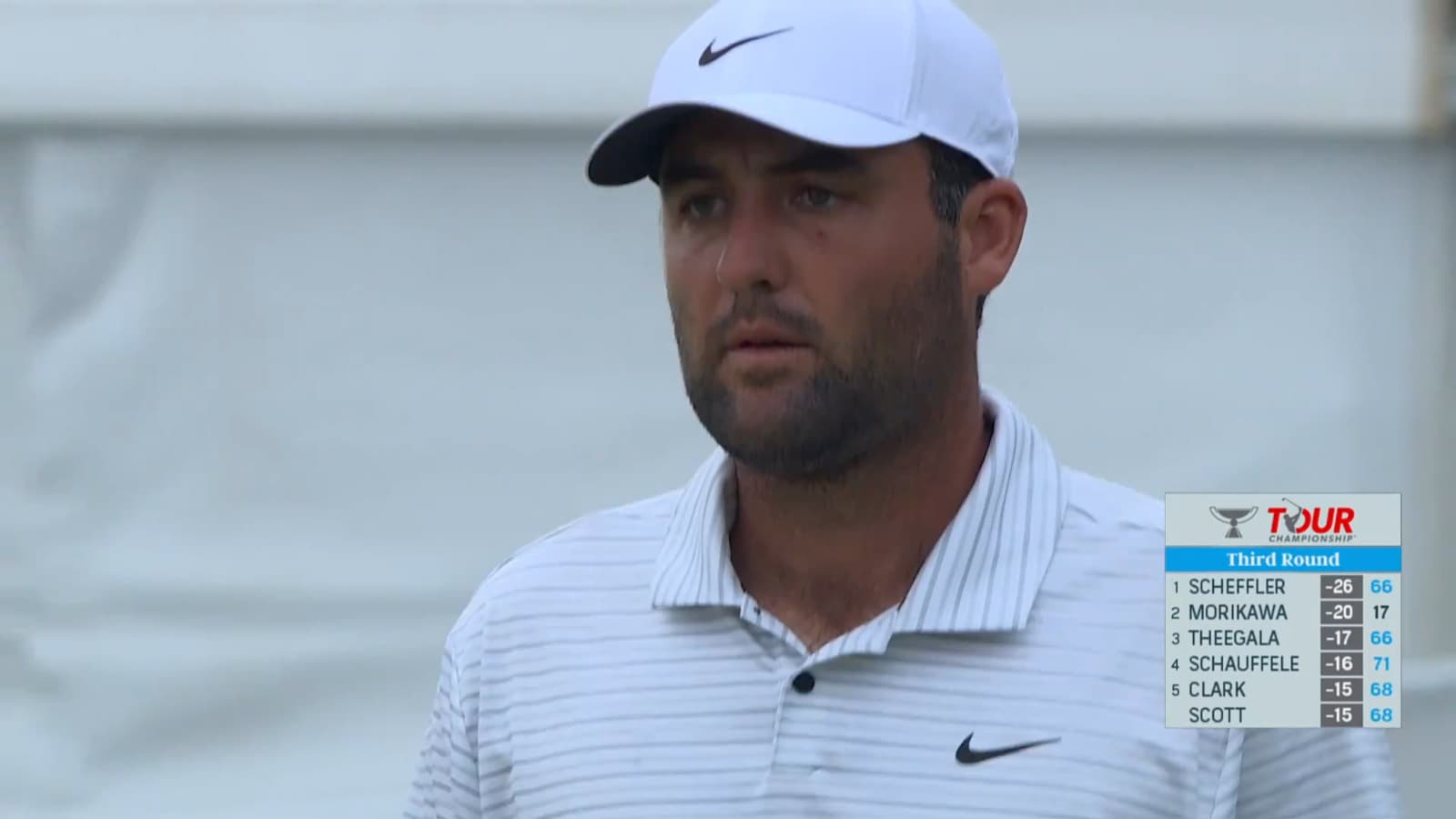 Scottie Scheffler sticks it close to yield birdie at TOUR Championship