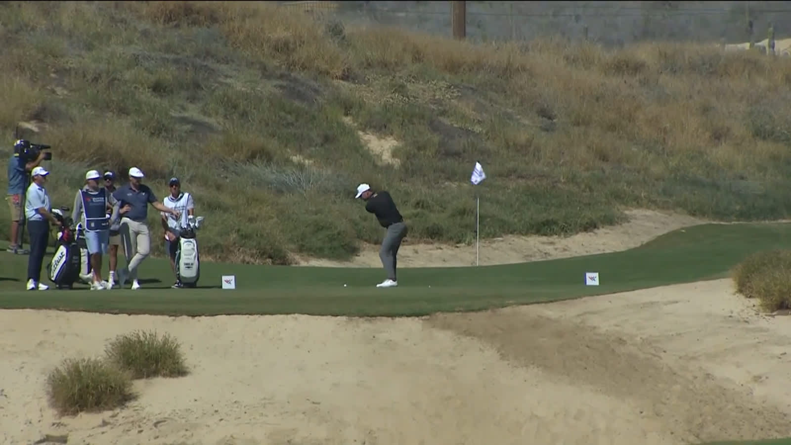 Austin Eckroat plays slope perfectly to set up birdie at World Wide Technology