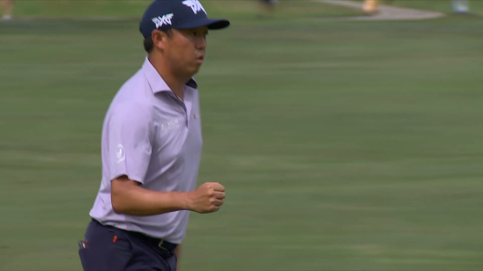 David Lipsky sinks 30-footer for birdie at Procore