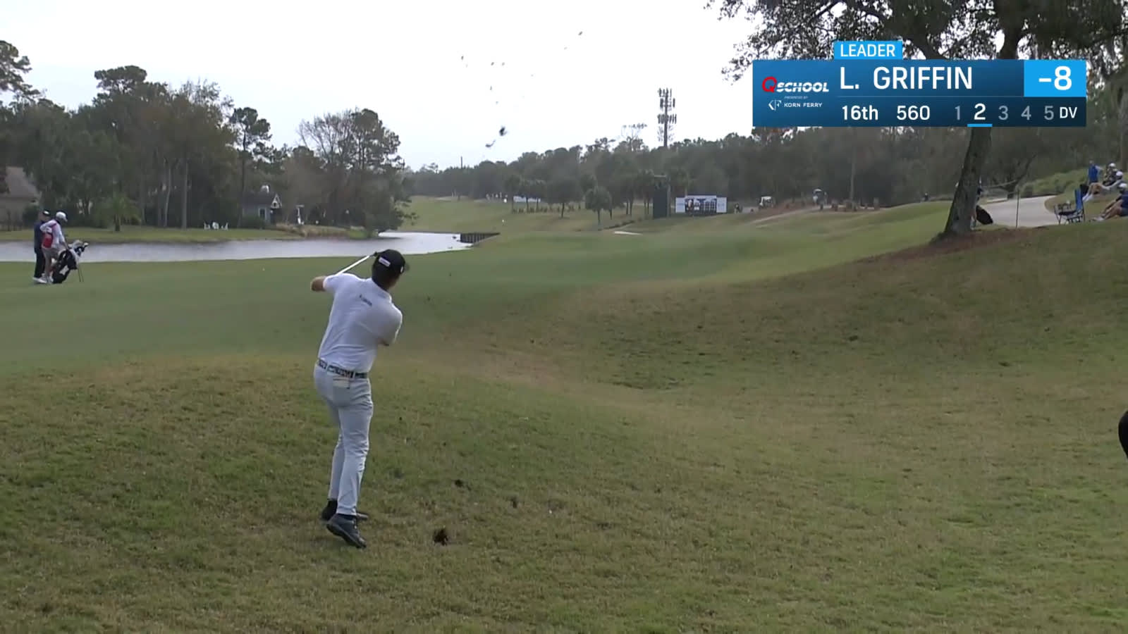 Lanto Griffin punches out of rough setting up birdie at PGA TOUR Q-School