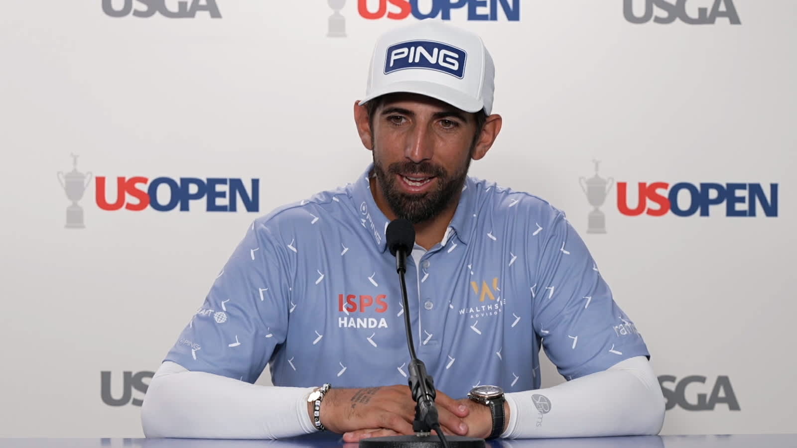 Matthieu Pavon’s interview after Round 1 of the U.S. Open