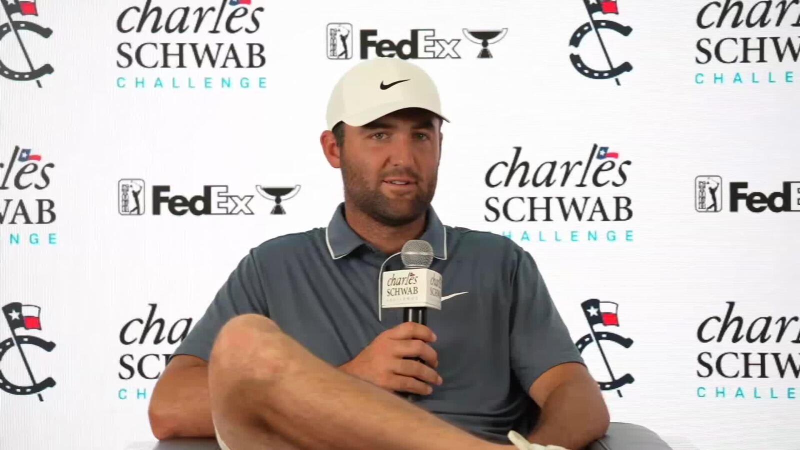 Scottie Scheffler on playing after a major win, feelings heading into Charles Schwab