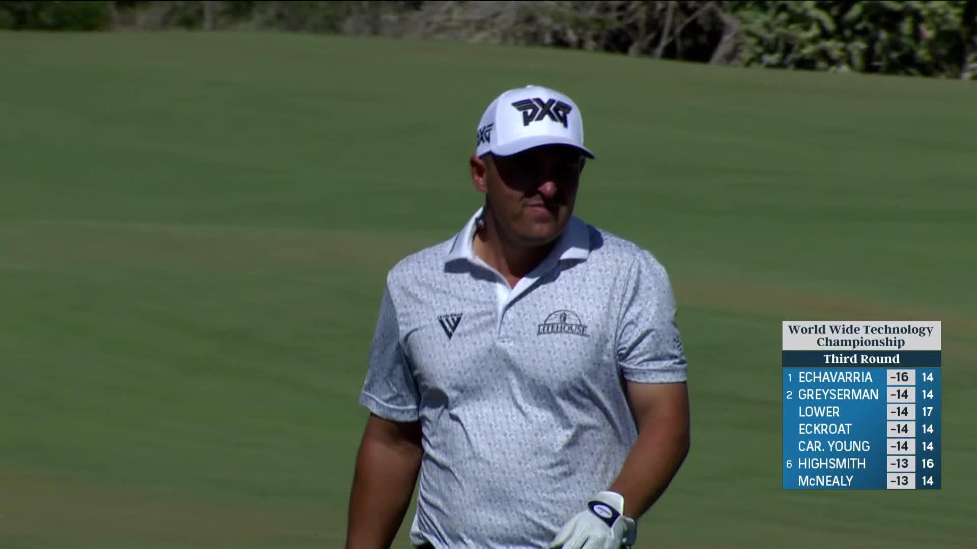 Justin Lower's excellent second leads to eagle at World Wide Technology