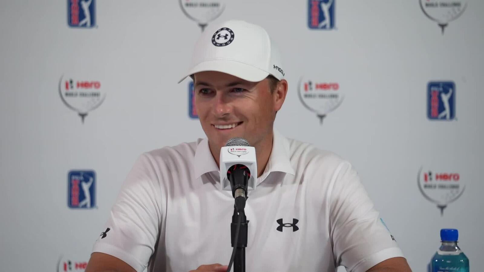Jordan Spieth on injuring his wrist again after Ryder Cup