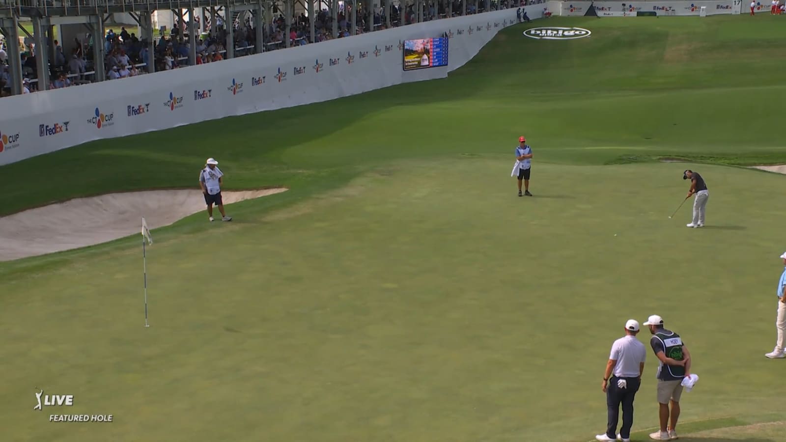 Ryo Hisatsune sinks a 51-foot birdie putt at THE CJ CUP