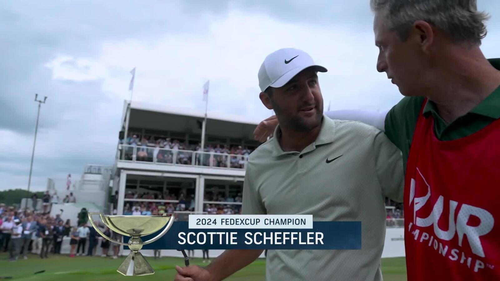 Scottie Scheffler caps off record season with FedExCup title - PGA TOUR