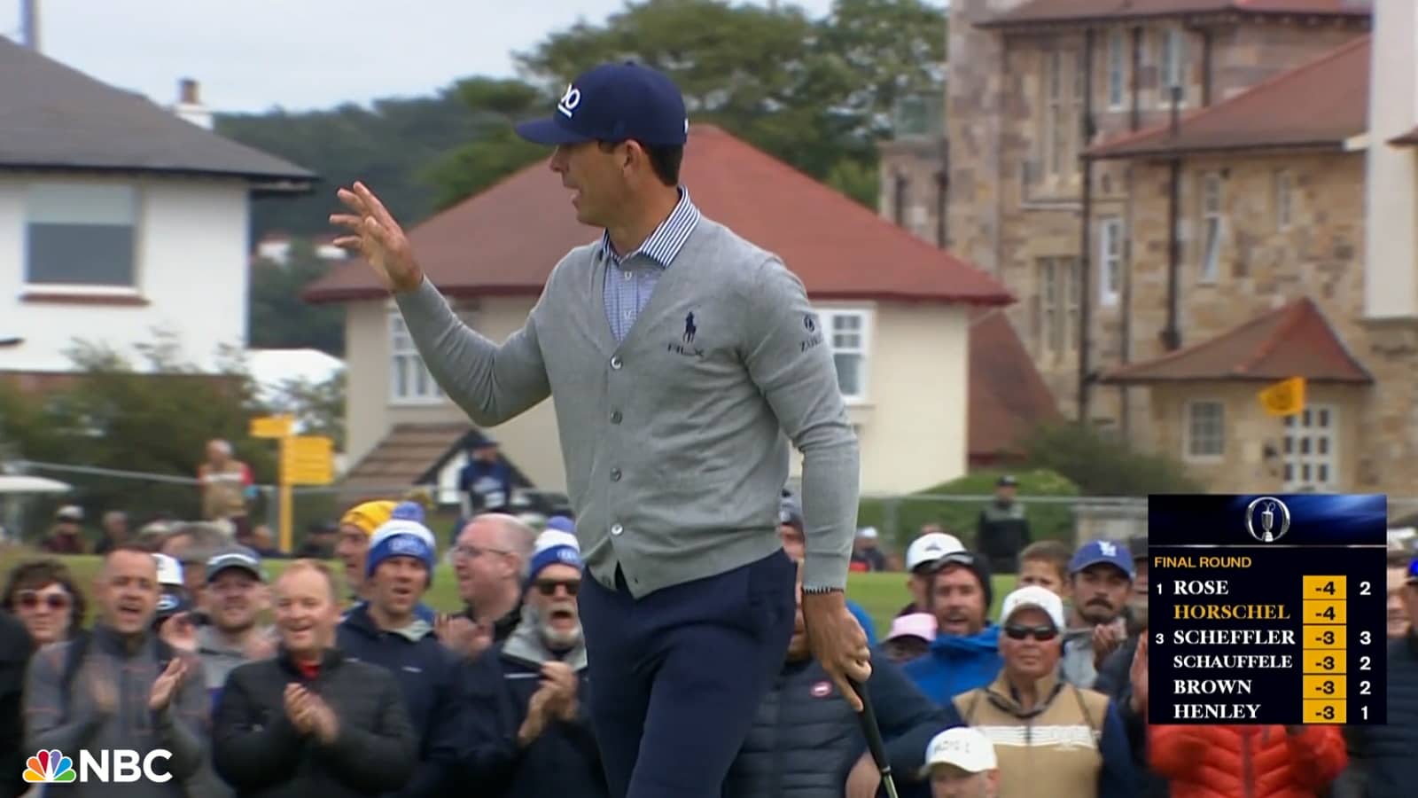 Billy Horschel drains birdie putt at The Open