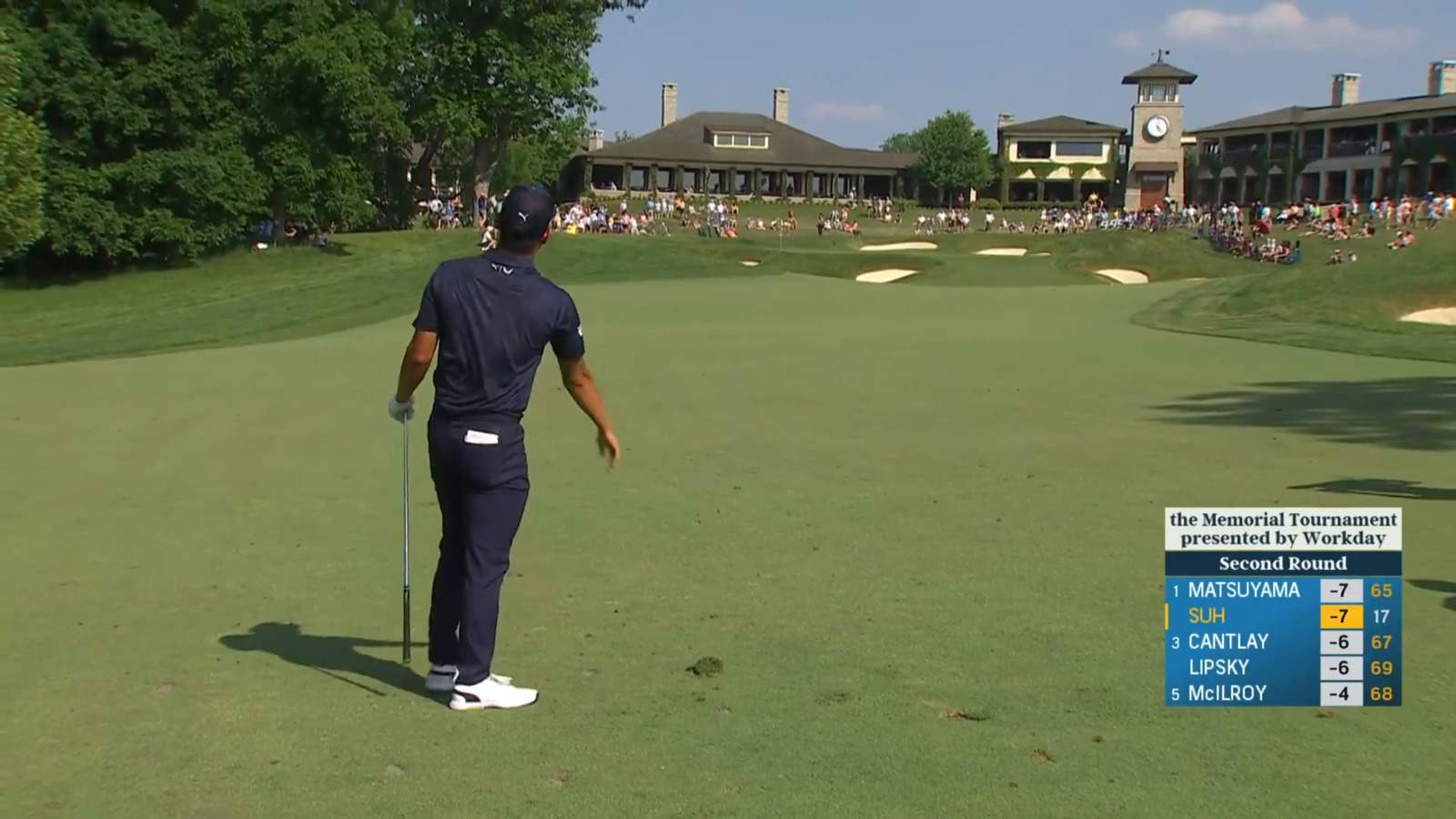 Justin Suh uses quality approach to yield closing birdie at the Memorial